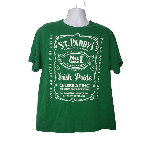 VINTAGE St. Paddy's Irish Pride  Green T Shirt  Size XL - Picture 7 of 7